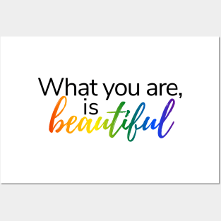 What you are is beautiful | LGBT pride | Warrior Nun Posters and Art